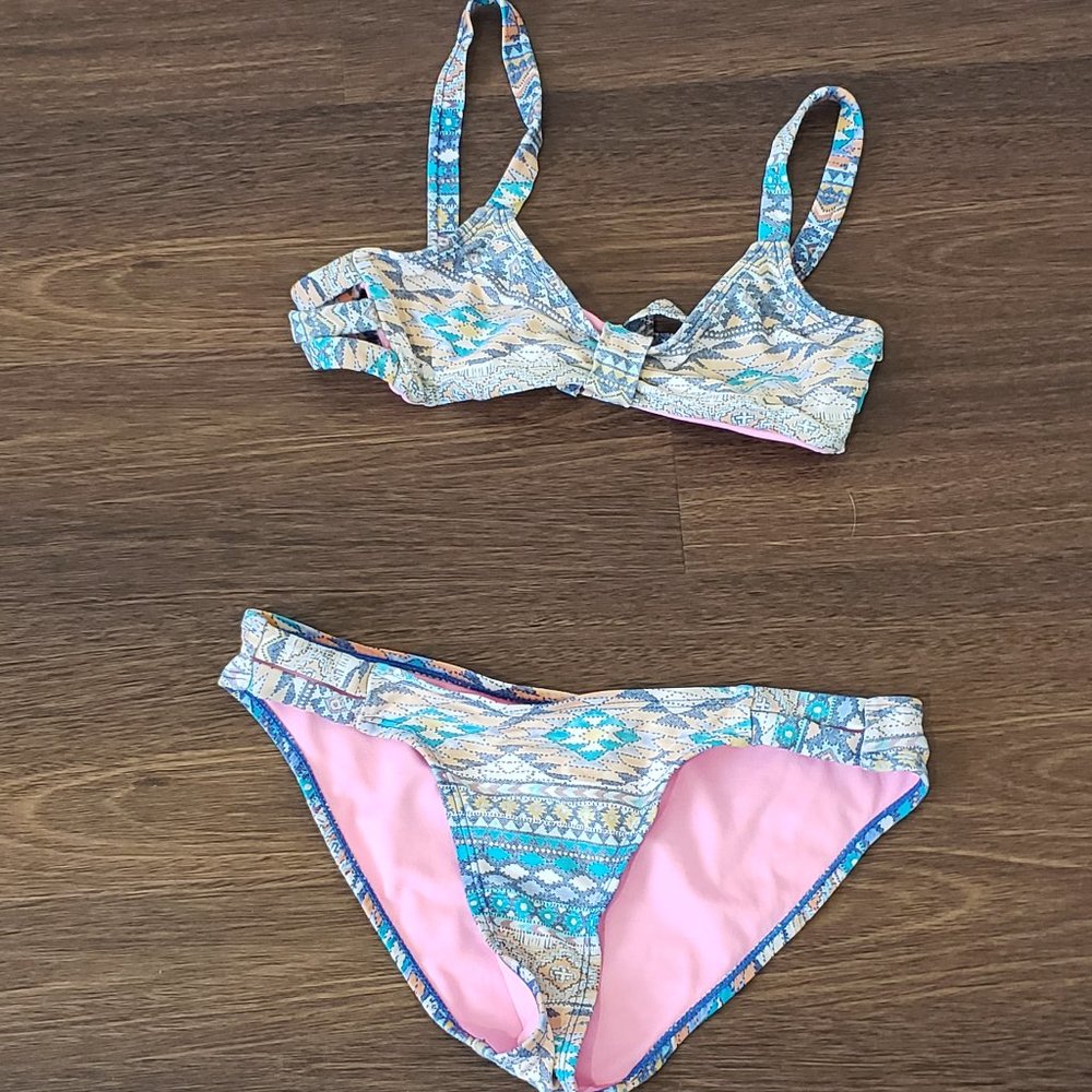 Small NoBo Multicolored Two Piece Swimsuit